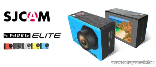 SJCAM SJ5000X ELITE WiFi sportkamera (4K-s kalandkamera) vízálló házzal, piros