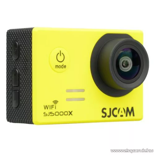 SJCAM SJ5000X ELITE WiFi sportkamera (4K-s kalandkamera) vízálló házzal, sárga