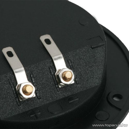 2-es hangszóró aljzat csatlakozó, beépíthető, aranyozott, csavaros, 2 db / csomag (05184)