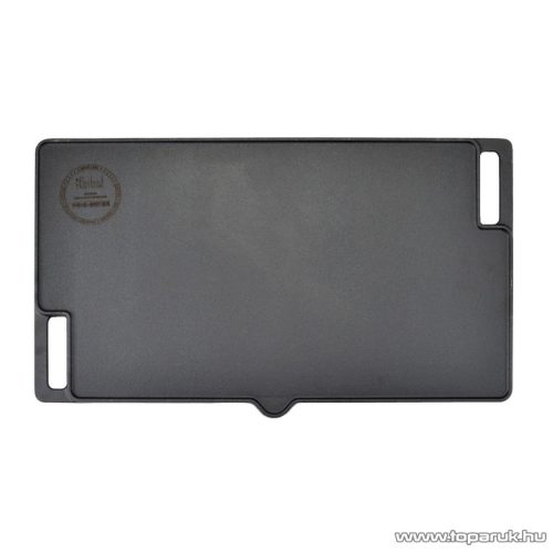 Perfect Home 14914 Öntöttvas grill lap, 2 oldalas csőrös, 45 x 25 cm