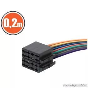 ISO csatlakozó aljzat, 0,2 m (20199)