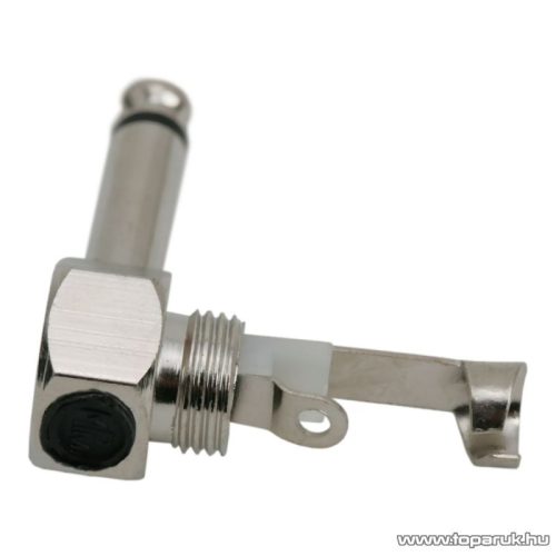 JACK dugó, 90 fok-os, rugós törésgátlóval, mono, 6,3 mm (05671)