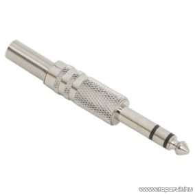 JACK dugó sztereo, 6,3 mm, 10 db / csomag (05123)