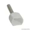 Érvéghüvely, 2 x 0,5 mm2-es vezetékekhez, fehér, 100 db / csomag (05720)