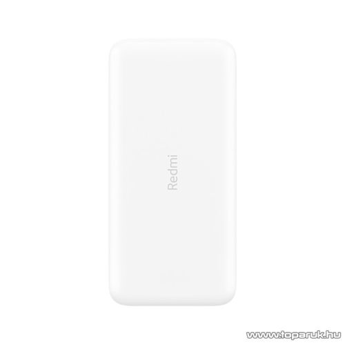 Xiaomi Redmi Powerbank, 20000 mAh, 18W gyorstöltő funkcióval, fehér színű (XMRMPWRBNK20KW)