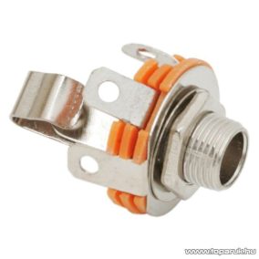   JACK aljzat, beépíthető, mono, 6,3 mm, 10 db / csomag (05132)
