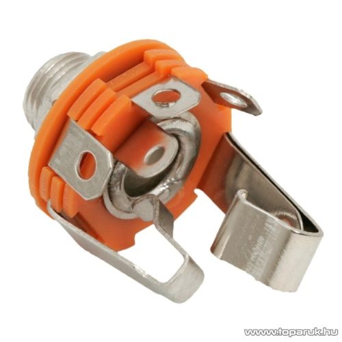 JACK aljzat, beépíthető, sztereo, 6,3 mm, 10 db / csomag (05130)