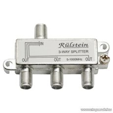 F splitter / F elosztó, 5-1000 MHz, 1 bemenet, 3 kimenet (05202)