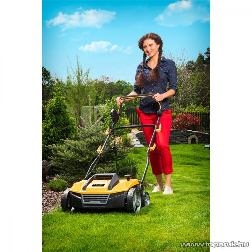 Riwall REV 3816 Kombi 3 az 1-ben elektromos gyepszellőztető, gyeplazító, 38 cm, 1600 W