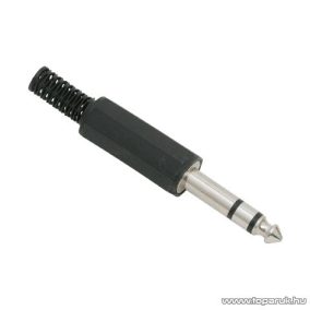 JACK dugó, sztereo, 6,3 mm, 10 db / csomag (05121)