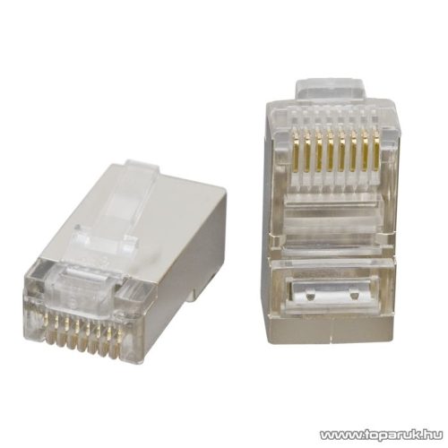 8P8C Cat.5 FTP moduláris dugó, 100 db / csomag (05267)