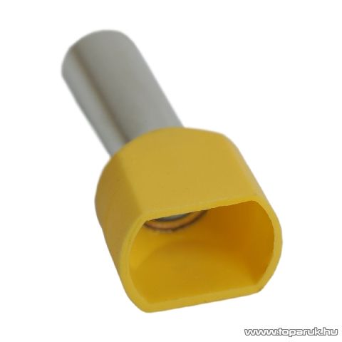 Érvéghüvely, 2 x 6,0 mm2-es vezetékekhez, sárga, 100 db / csomag (05726)