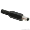 DC dugó / csatlakozó, törésgátlóval 5.5/2.5, 5 db / csomag (05148)