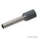 Érvéghüvely, 4,0 mm2-es vezetékekhez, szürke, 100 db / csomag (05494)