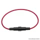 Biztosíték foglalat, 5 x 20 mm, 10 db / csomag (05263)