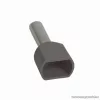 Érvéghüvely, 2 x 4,0 mm2-es vezetékekhez, szürke, 100 db / csomag (05725)