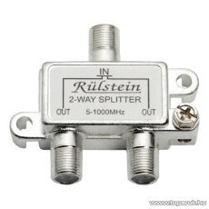 F splitter / F elosztó, 5-1000 MHz, 1 bemenet, 2 kimenet (05036)