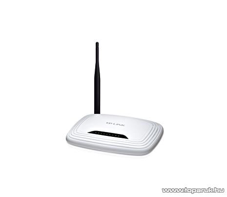 TP-LINK TL-WR740N 150 Mbps Wireless (Wifi) Router, Fix antennás (642G utódja)