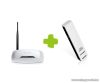 TP-LINK TL-WR150KIT 150 Mbps Wifi csomag (WR740N Wireless Router + WN721N USB adapter)