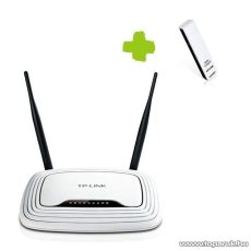 TP-LINK TL-WR300KIT Akciós 300 Mbps Wifi Csomag (WR841N Wireless Router + WN821N USB adapter)