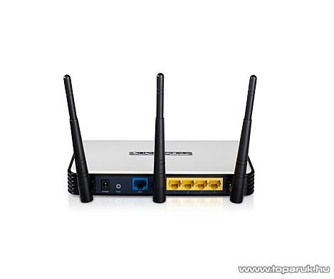 TP-LINK TL-WR941ND 300 Mbps Wireless N Wifi Router 3x3MIMO, Cserélhető antennás