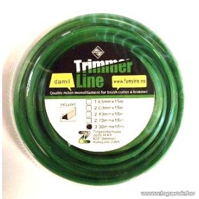 Damil, négyzet, 2,40 mm x 12 m