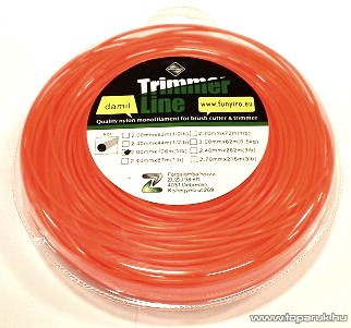 Damil, kör, 2,00 mm x 63 m