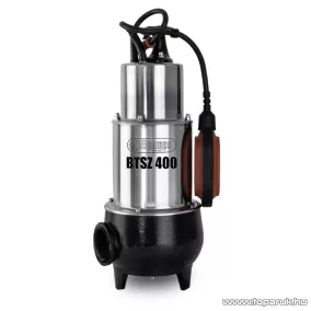   Elpumps BTSZ 400 Merülőszivattyú, szabad átömléső szennyvíz szivattyú, 1200 W (szennyezett vízre)