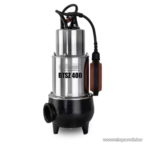 Elpumps BTSZ 400 Merülőszivattyú, szabad átömléső szennyvíz szivattyú, 1200 W (szennyezett vízre)