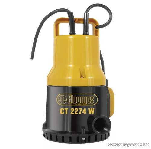 Elpumps CT 2274 W Műanyag mélykuti merülő szivattyú, 450 W (szennyezett vízre)