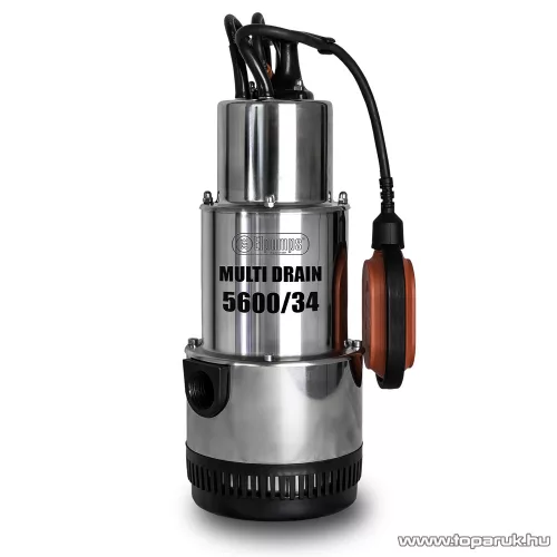 Elpumps Multi Drain 5600/34 mélykúti ásottkút szivattyú, 900W (ásottkutak vizéhez)