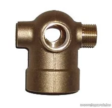 Elpumps HW371 tartozék 4 ágú réz idom (bronz csatlakozó) VB vízellátóhoz, 1/4"-os csatlakozás