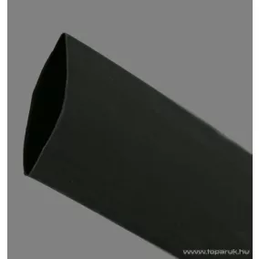 Zsugorcső, fekete, 70 / 35 mm, 2 m / csomag (11032F)