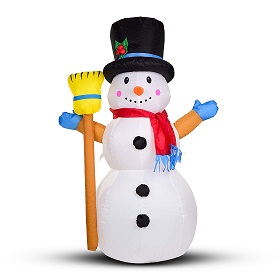 Felfújható világító karácsonyi díszek