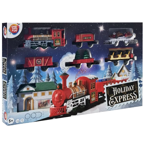 Holiday Express karácsonyi vonat szett ovális pályával