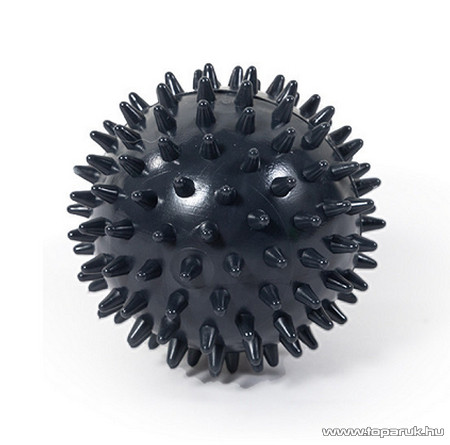 Image of Vivamax GYVTMLF Tüskés masszázslabda, masszírozó labda, 7,5 cm, fekete