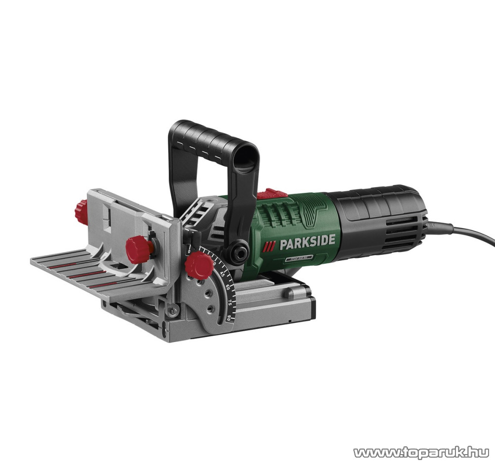 Image of ParkSide PFDF 900 B2 Elektromos lapostiplimaró, kekszmaró, laposdübelmeró, lamellázó gép, 6 fokozatú marásmélységgel, 900 W / 100 mm