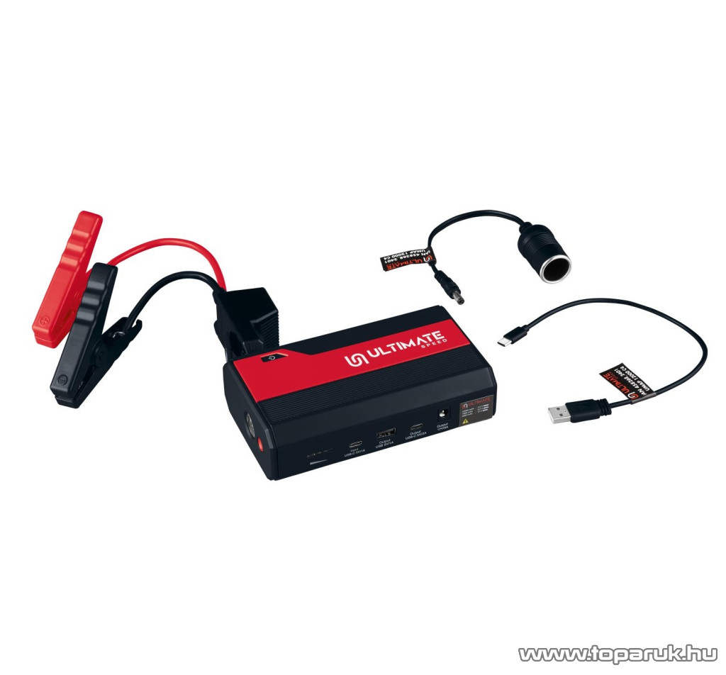 Image of Ultimate Speed UMAP 12000 C4 Hordozható indításrásegítő powerbankkal, 12000 mAh, 500A