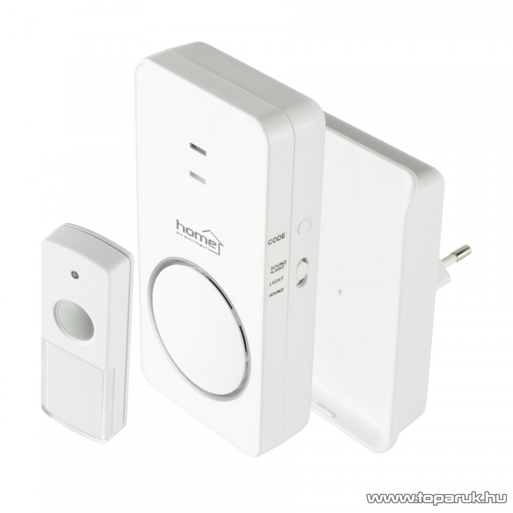 Image of HOME DB 1503AC Újratölthető vezeték nélküli csengő, 150 m