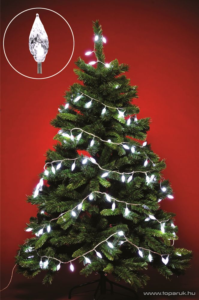 Image of HOME KIL 108 Kültéri jégcsap fényfüzér, 8 programos, memóriás, 100 db hidegfehér LED-del