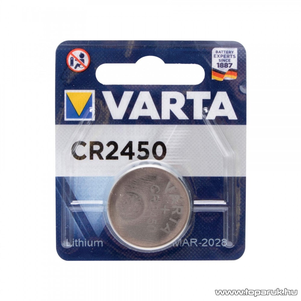 Image of VARTA CR2450 gombelem, 3V, lítium, 1 db