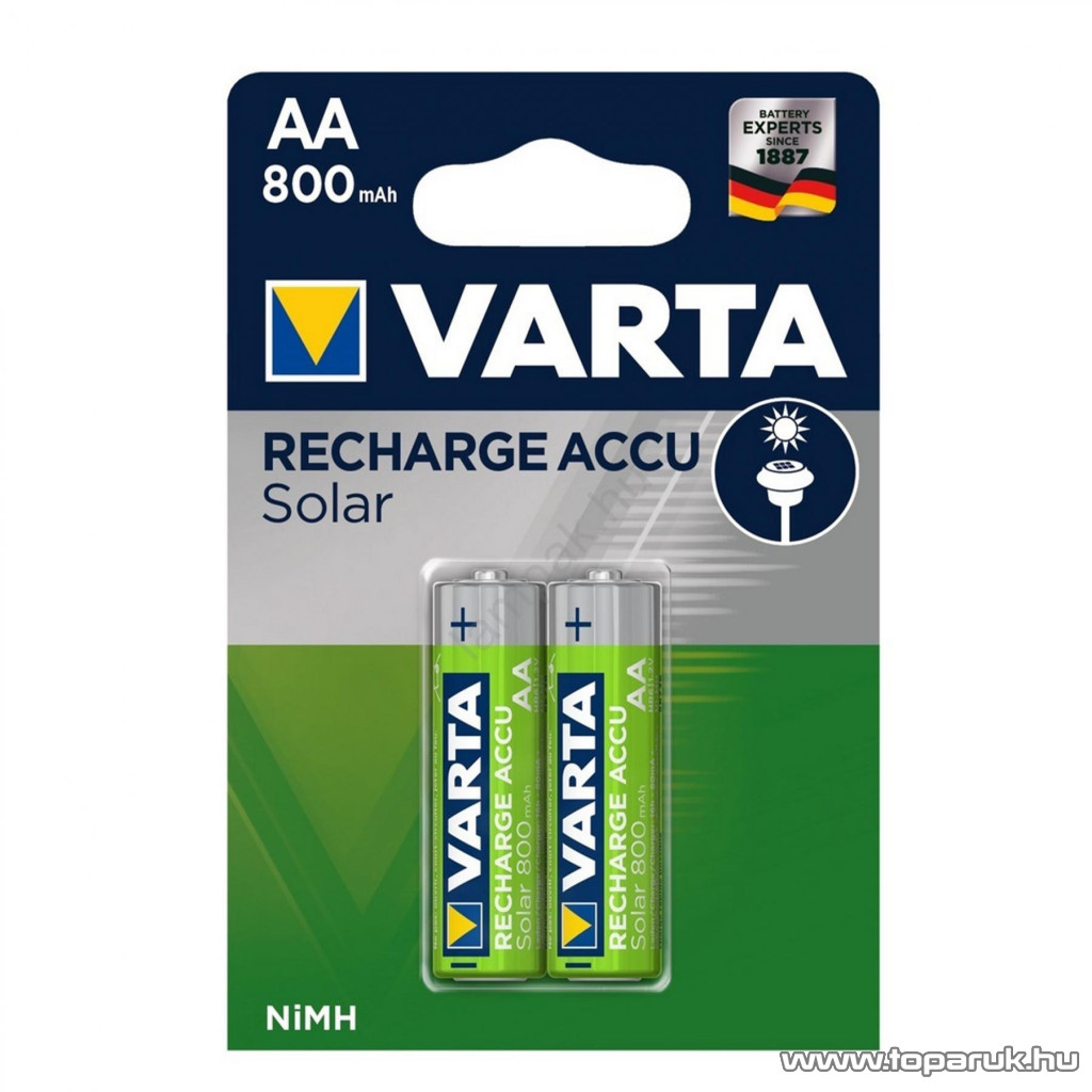 Image of VARTA 56736 NiMH ceruza akkumulátor, AA méret, 800 mAh kapacitás, 2 db/csomag