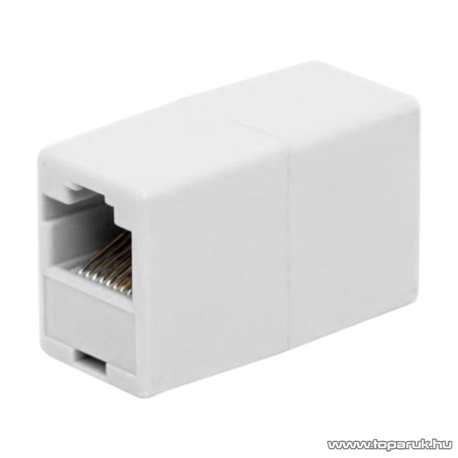 Image of 8P8C toldó aljzat - aljzat CAT.5, fehér, 5 db / csomag (05266)
